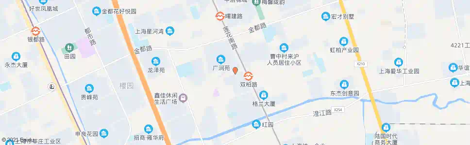 上海春都路莲花南路_公交站地图_上海公交_妙搜公交查询2025
