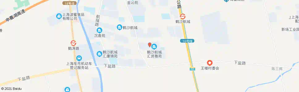 上海鹤永路鹤涛路_公交站地图_上海公交_妙搜公交查询2025