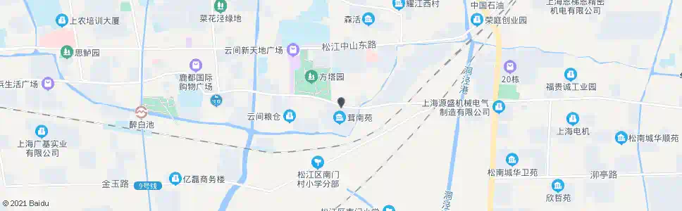 上海松汇路方塔南路_公交站地图_上海公交_妙搜公交查询2025