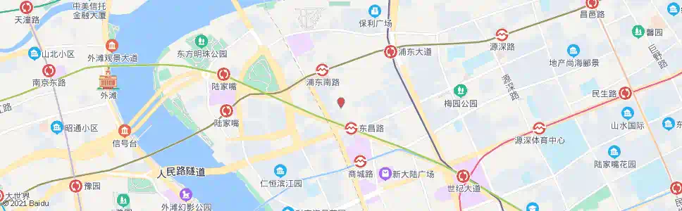 上海栖霞路浦东南路_公交站地图_上海公交_妙搜公交查询2025