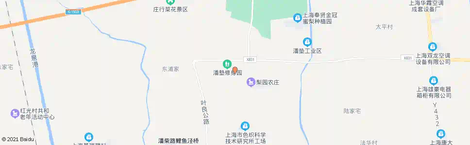 上海潘南村_公交站地图_上海公交_妙搜公交查询2025