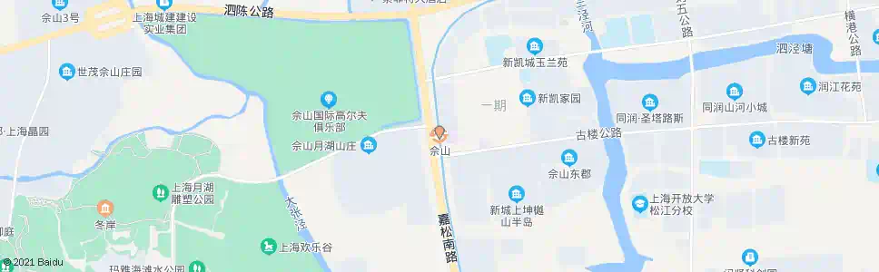 上海佘山站_公交站地图_上海公交_妙搜公交查询2025