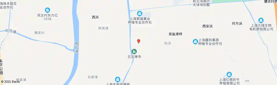 上海五龙村委_公交站地图_上海公交_妙搜公交查询2025