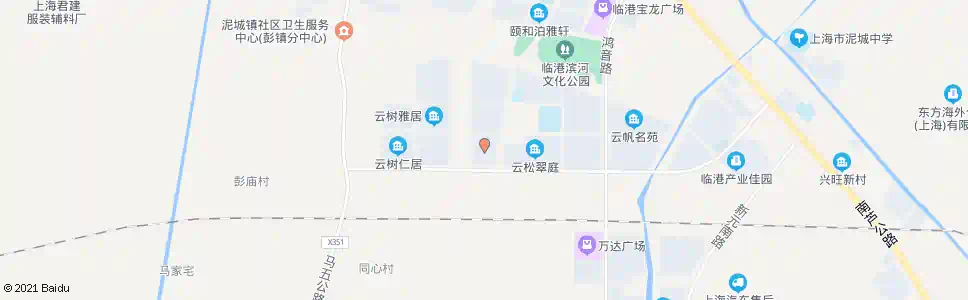上海云松景庭_公交站地图_上海公交_妙搜公交查询2025