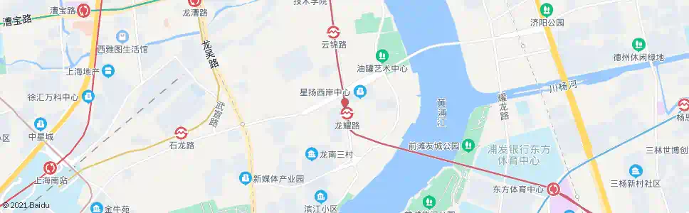 上海龙耀路云锦路_公交站地图_上海公交_妙搜公交查询2025