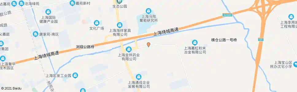 上海晓红村_公交站地图_上海公交_妙搜公交查询2025