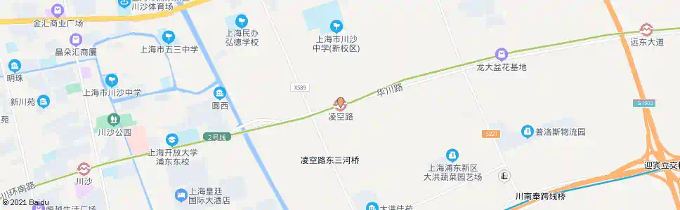 上海海松路凌空路_公交站地图_上海公交_妙搜公交查询2025