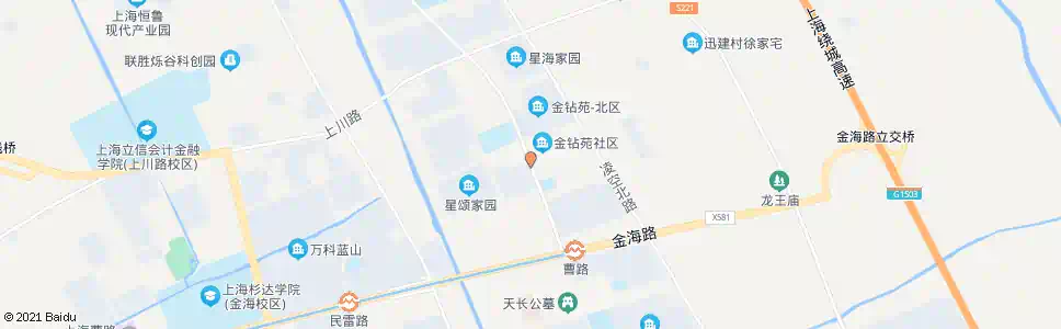 上海金钻路海松路_公交站地图_上海公交_妙搜公交查询2025
