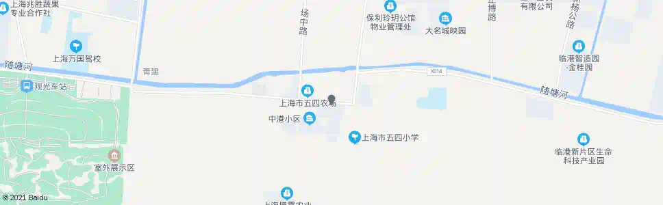 上海五四场部_公交站地图_上海公交_妙搜公交查询2025