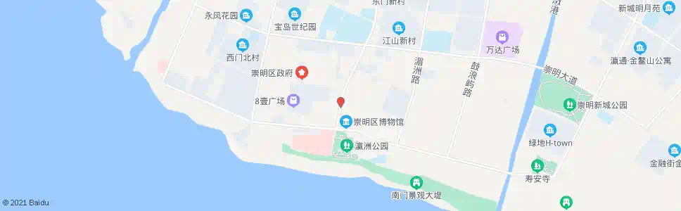 上海崇明东门_公交站地图_上海公交_妙搜公交查询2025