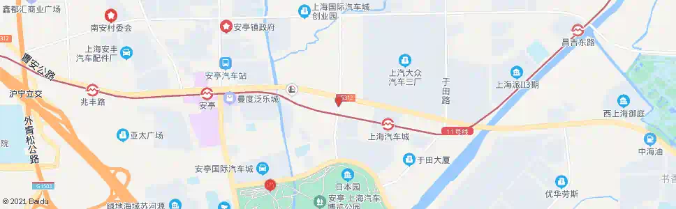 上海曹安公路米泉南路_公交站地图_上海公交_妙搜公交查询2025