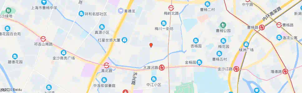 上海中江路怒江北路_公交站地图_上海公交_妙搜公交查询2025