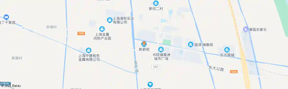 上海新舒苑_公交站地图_上海公交_妙搜公交查询2025