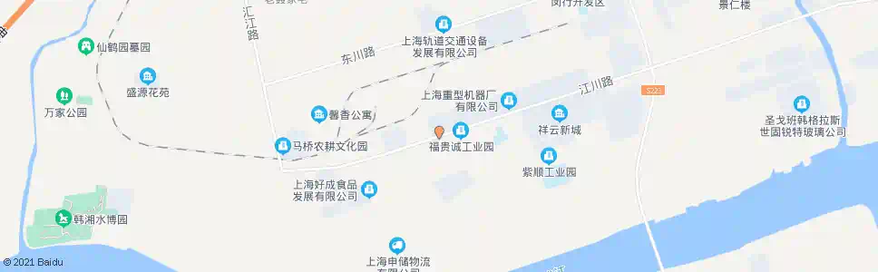 上海江川路重机厂_公交站地图_上海公交_妙搜公交查询2025