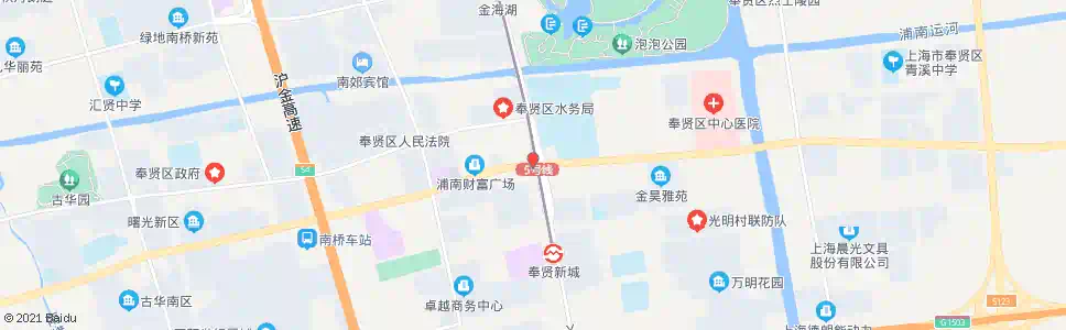 上海团南公路金海公路_公交站地图_上海公交_妙搜公交查询2025