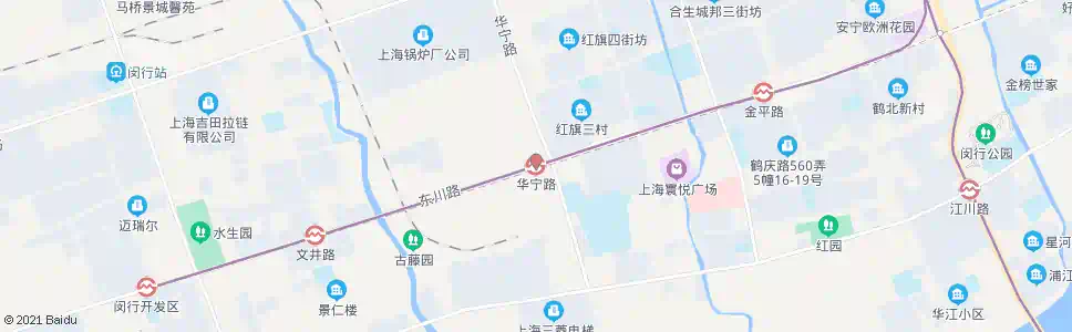 上海华宁路站_公交站地图_上海公交_妙搜公交查询2025