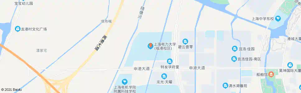 上海电力学院_公交站地图_上海公交_妙搜公交查询2025