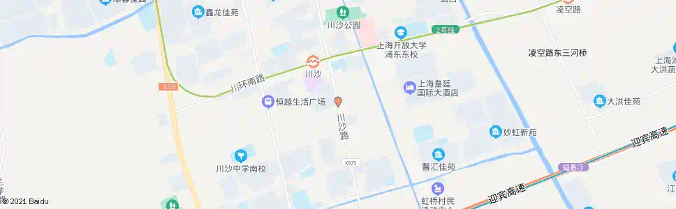 上海川沙路绣川路_公交站地图_上海公交_妙搜公交查询2025
