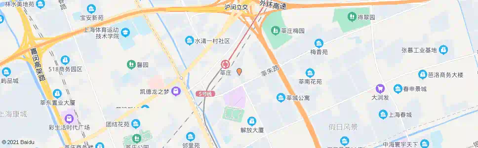 上海莘庄地铁南广场_公交站地图_上海公交_妙搜公交查询2025