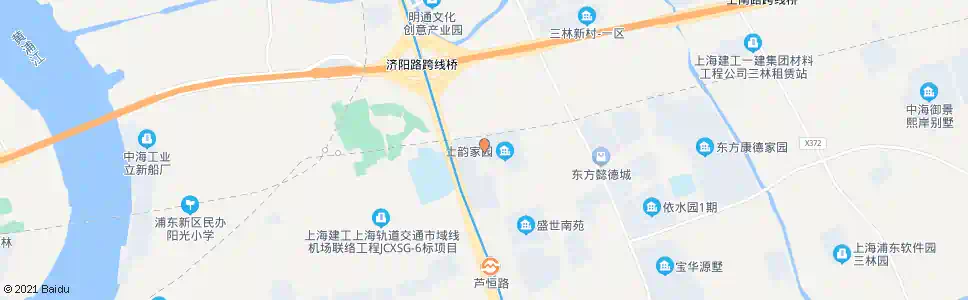 上海三彩路林德路_公交站地图_上海公交_妙搜公交查询2025