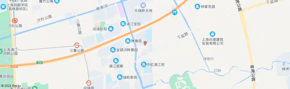 上海浦连路汇驰路_公交站地图_上海公交_妙搜公交查询2025