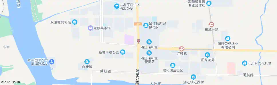 上海鲁南路浦星公路_公交站地图_上海公交_妙搜公交查询2025