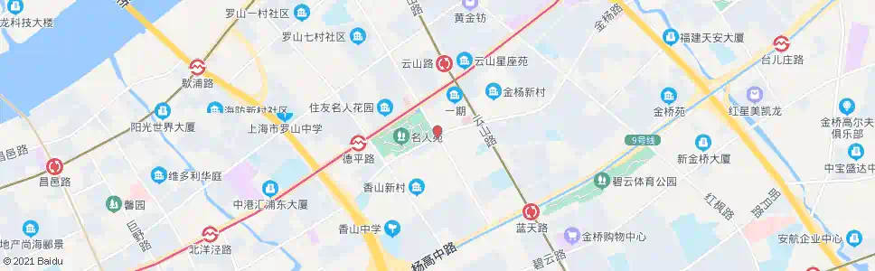 上海居家桥路羽山路_公交站地图_上海公交_妙搜公交查询2025