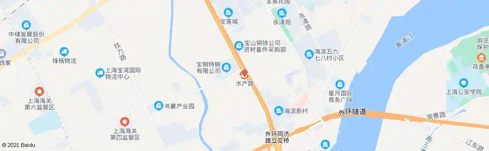 上海薀川公路水产路_公交站地图_上海公交_妙搜公交查询2025