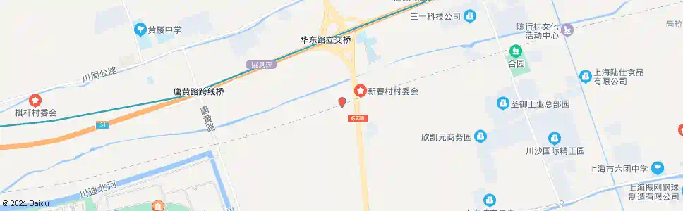 上海川展路南六公路_公交站地图_上海公交_妙搜公交查询2025