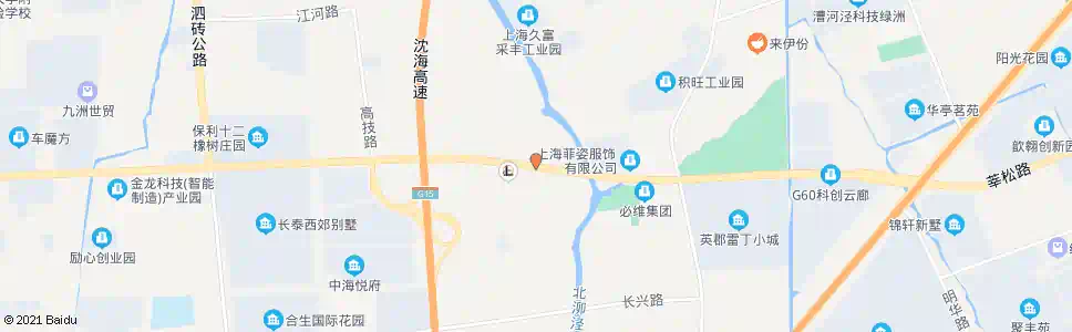 上海莘砖公路张施路_公交站地图_上海公交_妙搜公交查询2025