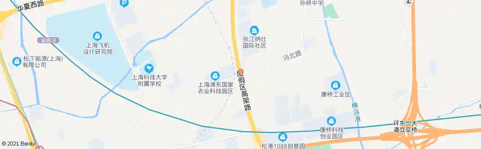 上海孙桥农业园区_公交站地图_上海公交_妙搜公交查询2025