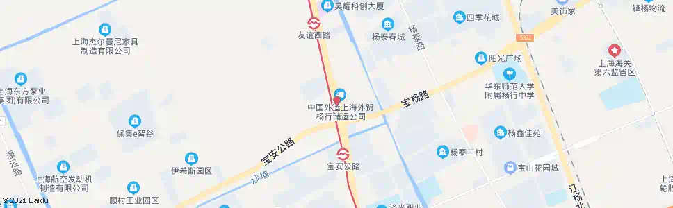 上海蕰川公路蕰杨路_公交站地图_上海公交_妙搜公交查询2025