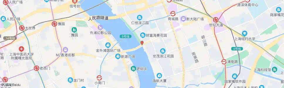 上海杨家渡_公交站地图_上海公交_妙搜公交查询2025