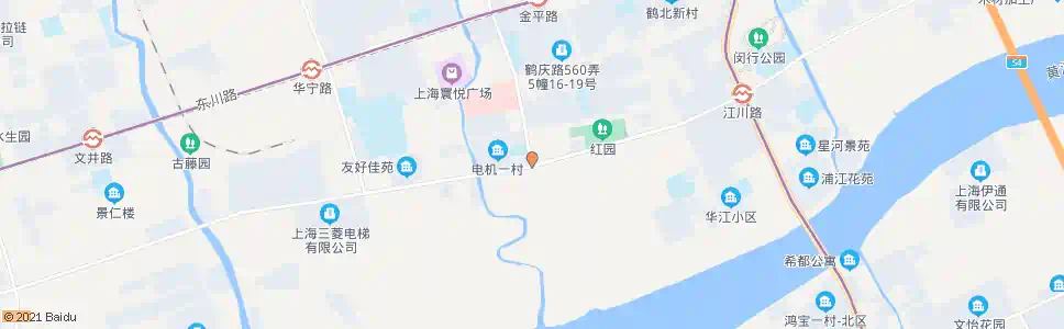 上海瑞丽路江川路_公交站地图_上海公交_妙搜公交查询2025