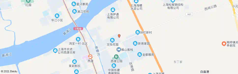 上海扶港路西闸路_公交站地图_上海公交_妙搜公交查询2025