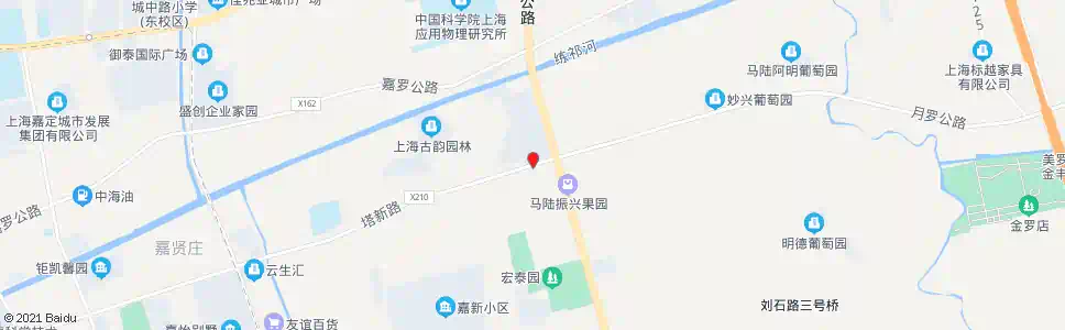 上海塔新路浏翔公路_公交站地图_上海公交_妙搜公交查询2025
