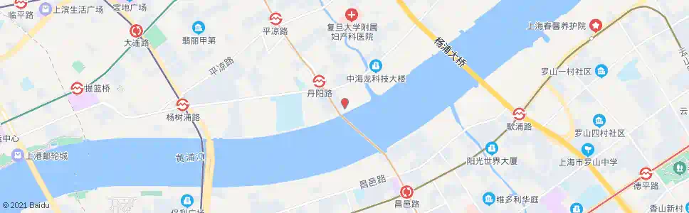 上海丹东路渡口_公交站地图_上海公交_妙搜公交查询2025
