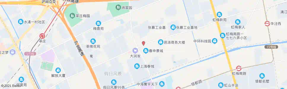上海春申路莲花南路_公交站地图_上海公交_妙搜公交查询2025