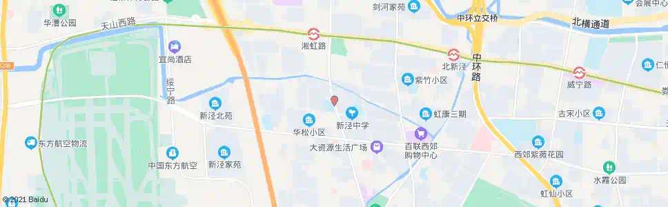 上海淞虹路甘溪路_公交站地图_上海公交_妙搜公交查询2025