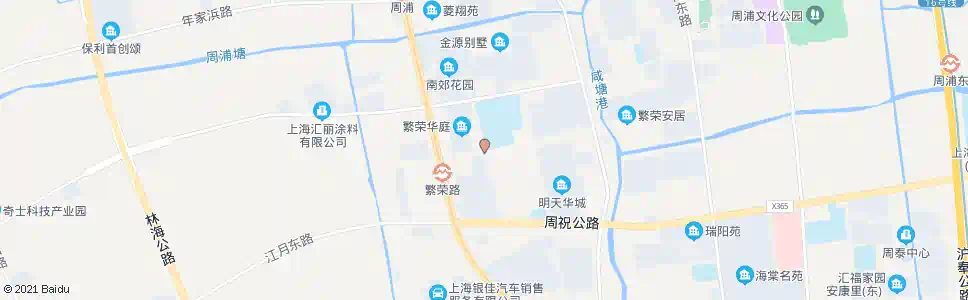 上海繁荣路周康路_公交站地图_上海公交_妙搜公交查询2025