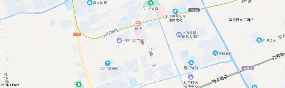 上海绣川路川沙路_公交站地图_上海公交_妙搜公交查询2025