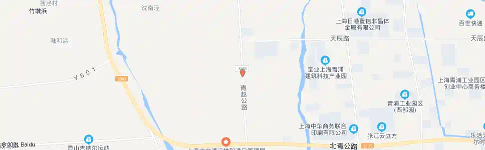 上海青赵公路白米泾_公交站地图_上海公交_妙搜公交查询2025