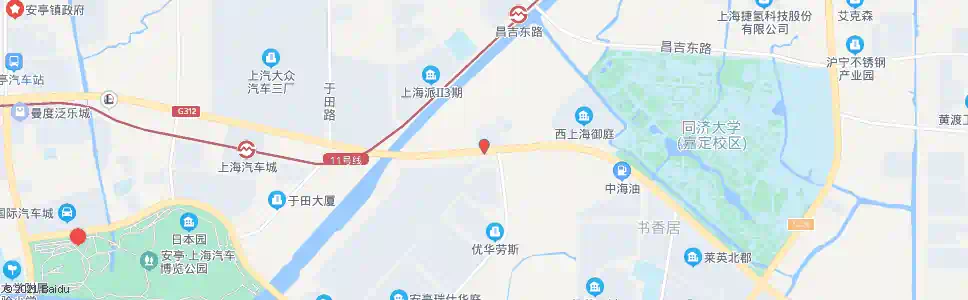 上海曹安公路安虹路_公交站地图_上海公交_妙搜公交查询2025