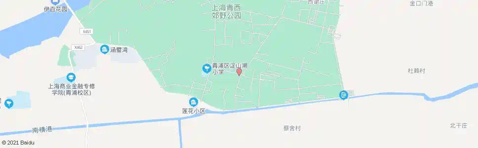 上海莲谢路朱舍村_公交站地图_上海公交_妙搜公交查询2025