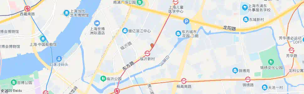 上海东方路兰陵路_公交站地图_上海公交_妙搜公交查询2025