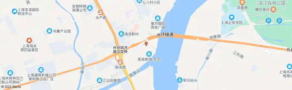 上海淞滨路牡丹江路_公交站地图_上海公交_妙搜公交查询2025