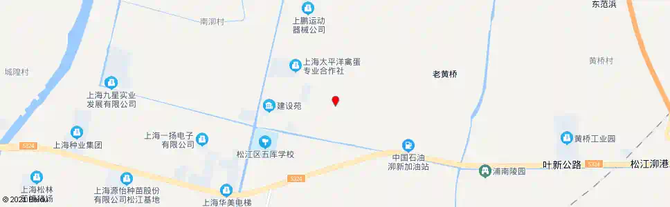 上海田黄村_公交站地图_上海公交_妙搜公交查询2025