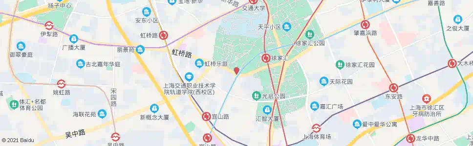上海虹桥路宜山路_公交站地图_上海公交_妙搜公交查询2025
