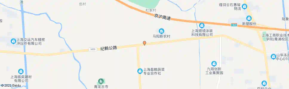 上海纪鹤公路塘湾_公交站地图_上海公交_妙搜公交查询2025
