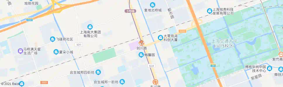 上海剑川路站_公交站地图_上海公交_妙搜公交查询2025